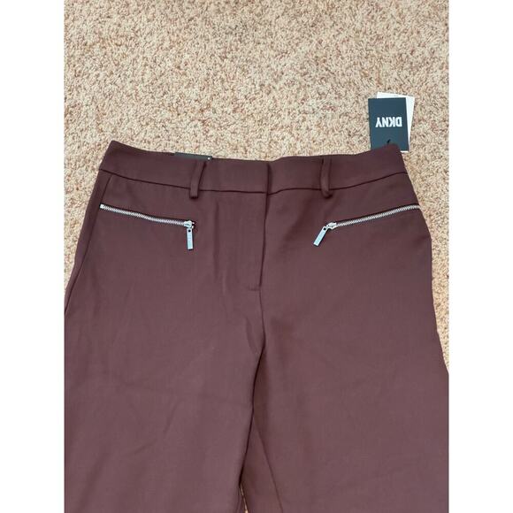 NEW!! DKNY Brown Dress Pants, size 10, bootcut - Picture 11 of 12